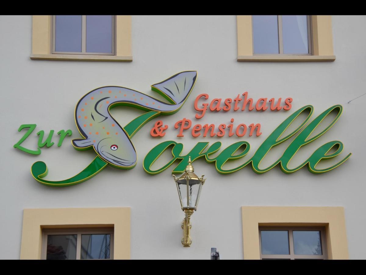 Pension Gasthaus Zur Forelle Seeburg  Bagian luar foto