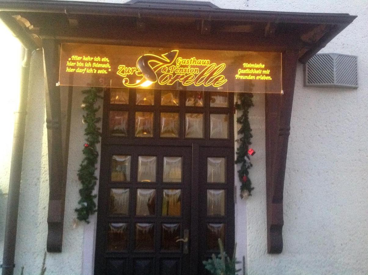 Pension Gasthaus Zur Forelle Seeburg  Bagian luar foto